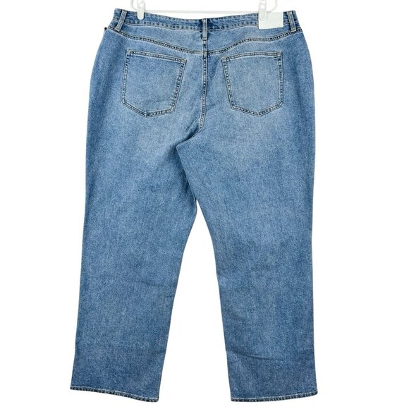 Edited by Remi Bader Women's Denim Jeans Plus Sz 20W Loose Fit Straight Leg NWT - Picture 2 of 12